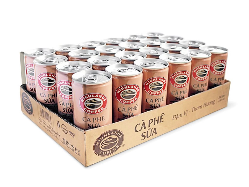 Cà phê sữa đá Highlands Iced coffe with Milk 235ml/24
