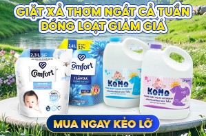 Giặt Xả Thơm Ngát Cả Tuần - Đồng Loạt Giảm Giá, Mu
