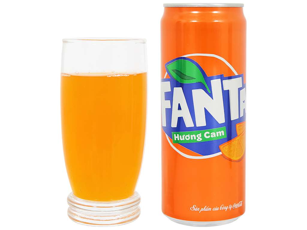 Nước Ngọt Fanta sleek lon 320ml/24 6462