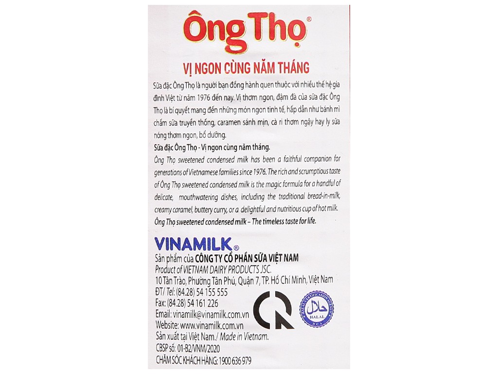 Sữa Đặc Lon Ông thọ đỏ 380g