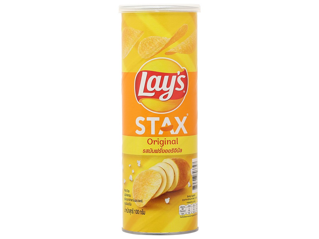 Khoai tây miếng Lay'Stax Original 100g, 103g vị tự nhiên/16