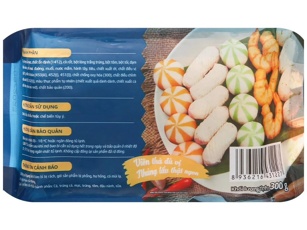 Viên thả lẩu Lcfood 300g/túi