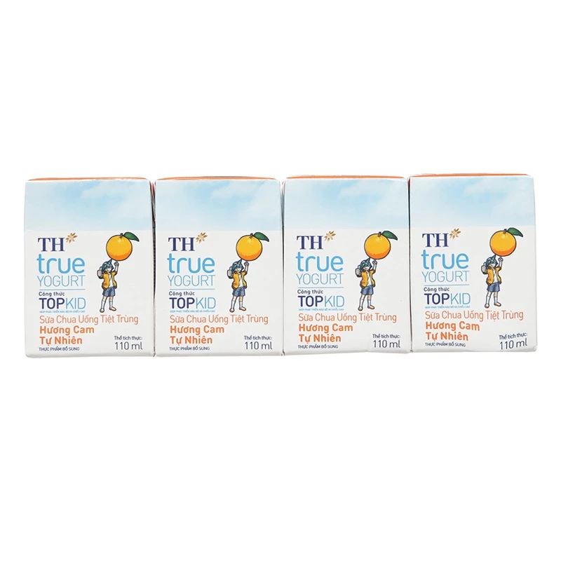Sữa Chua TH true TOPKID cam 110/12