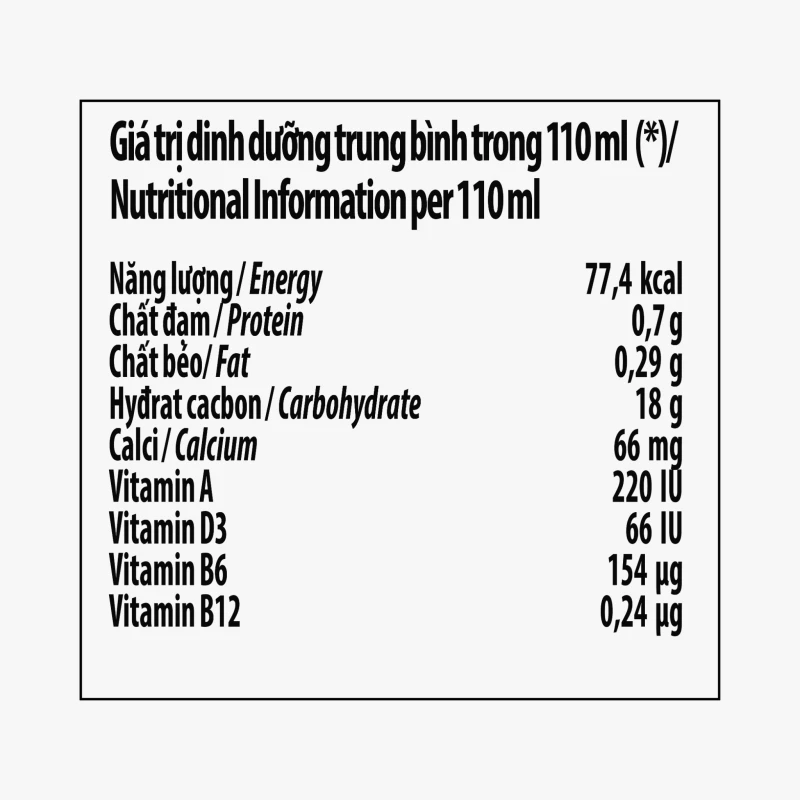 Sữa trái cây vị dâu vinamilk Hero 110ml/12