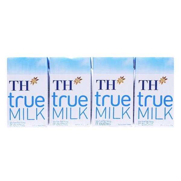 Sữa Th true milk ít đường 110ml/12