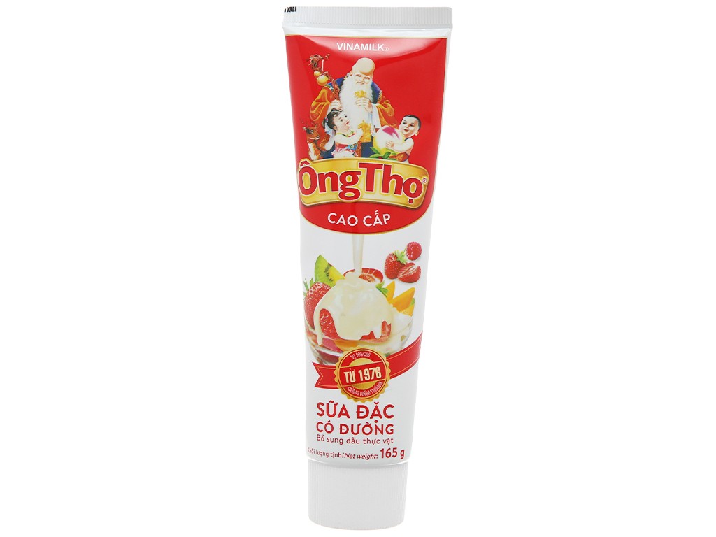 Sữa đặc ông thọ đỏ tuýp 165g