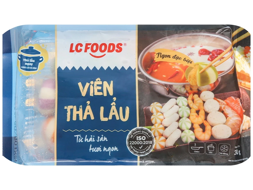 Viên thả lẩu Lcfood 300g/túi