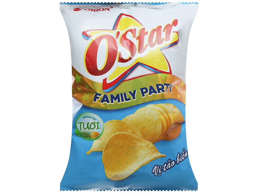 Snack Ostar Family Party vị tảo biển 152g/20(4)