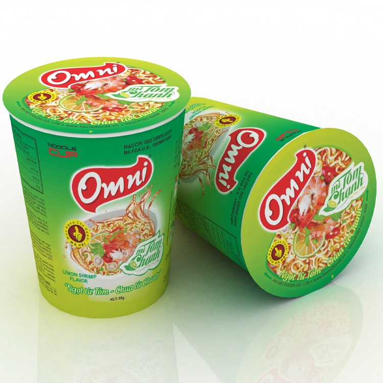 Mì cốc tôm chanh hà việt 65g/24