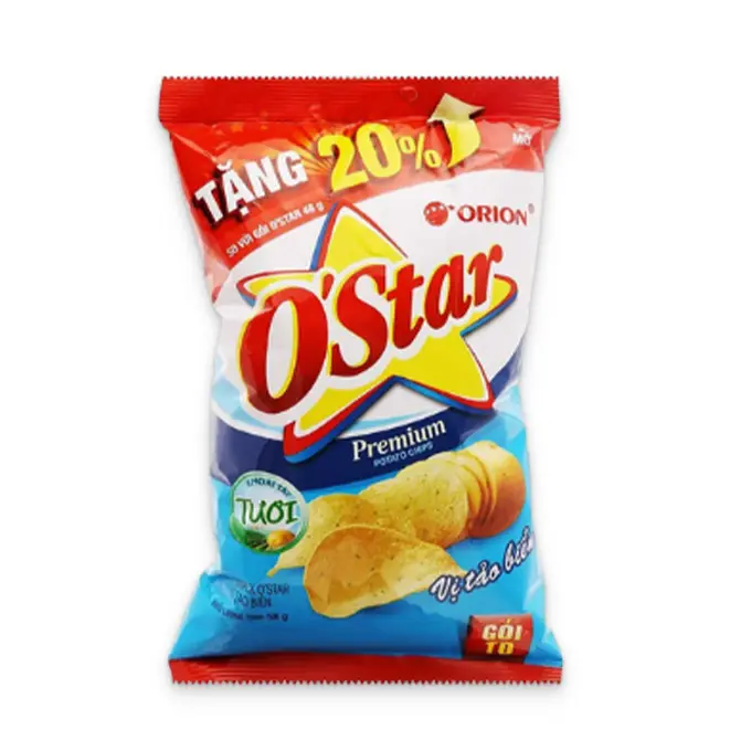Snack Ostar vị rong, tảo biển 58g, 63g/40