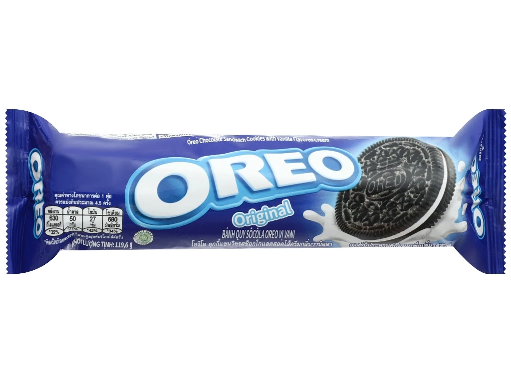 Bánh Oreo thỏi 123.5g, 133g , 119g vani/24