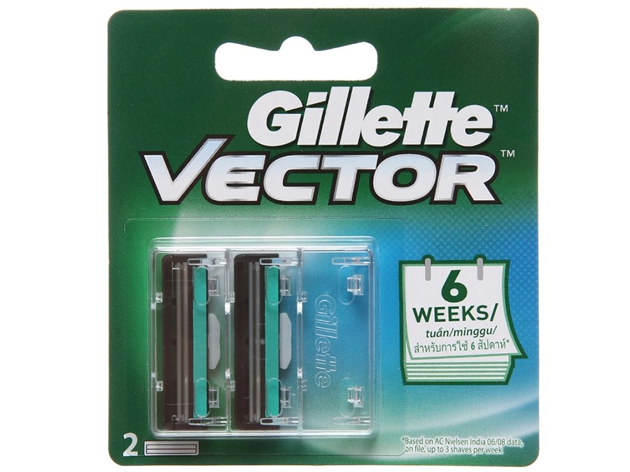 Gillette vector lưỡi dao plus 2s /12