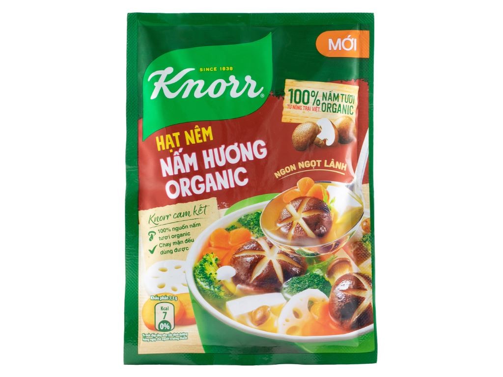 Hạt nêm Knorr chay nấm hương 175g,200g,170g/32