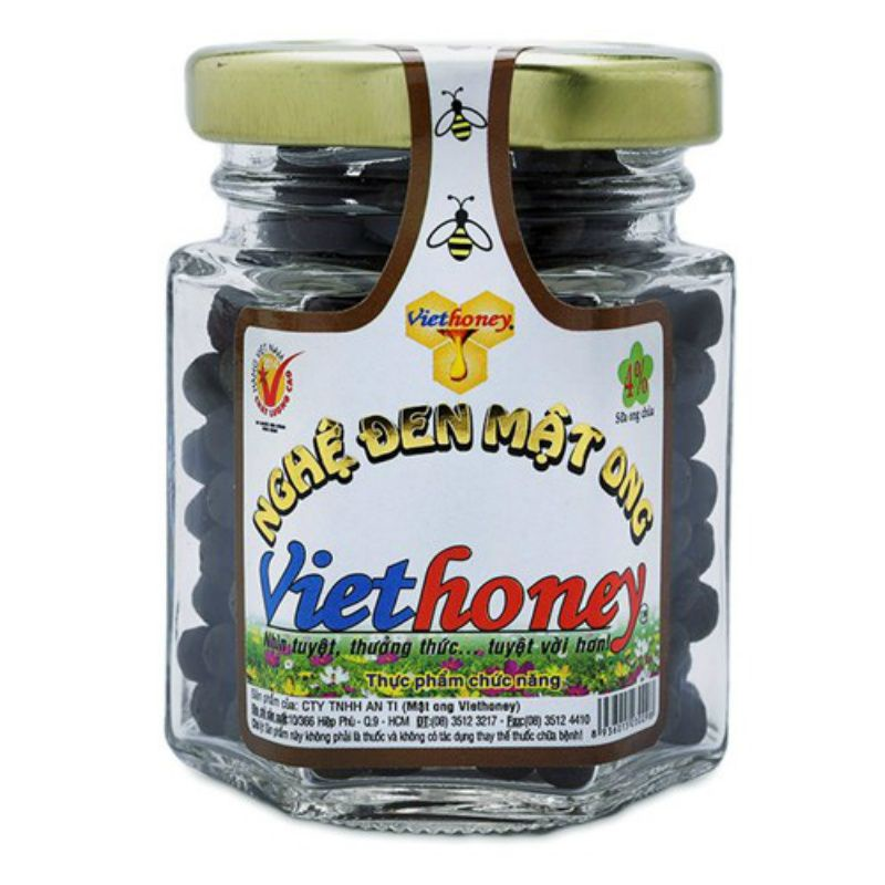 Mật ong nghệ đen Viethoney 80g