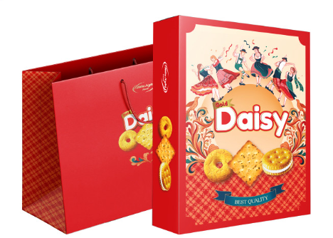 Bánh Gold Daisy assorted cookies Hộp giấy 326g
