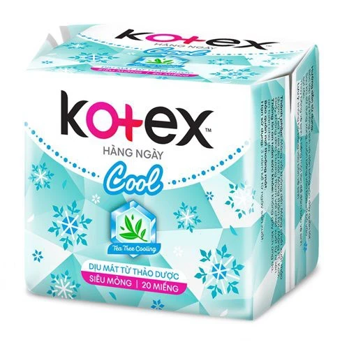 Kotex hàng ngày Thảo Dược Cool 20 miếng