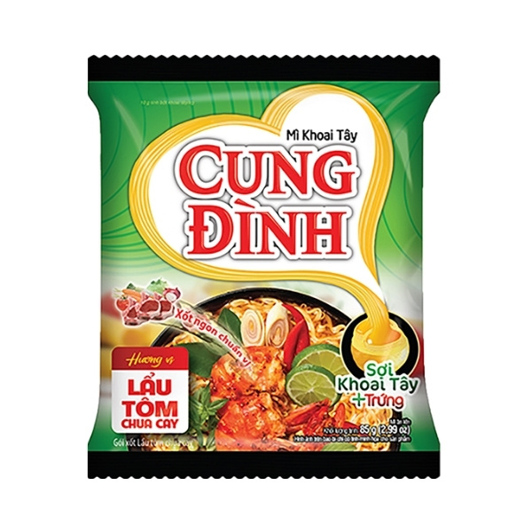 Mì cung đình tôm chua cay 80g