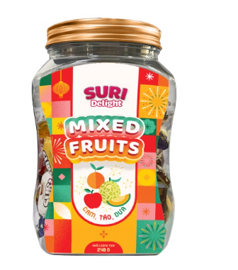 Kẹo Suri Fruit mix  248g