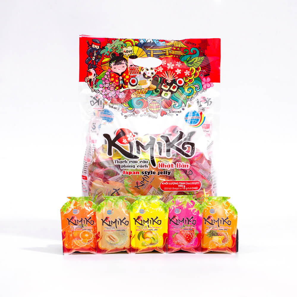 Thạch rau câu Kimiko túi 990g