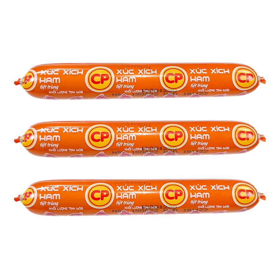 Xúc xích ham CP cây 60g/100