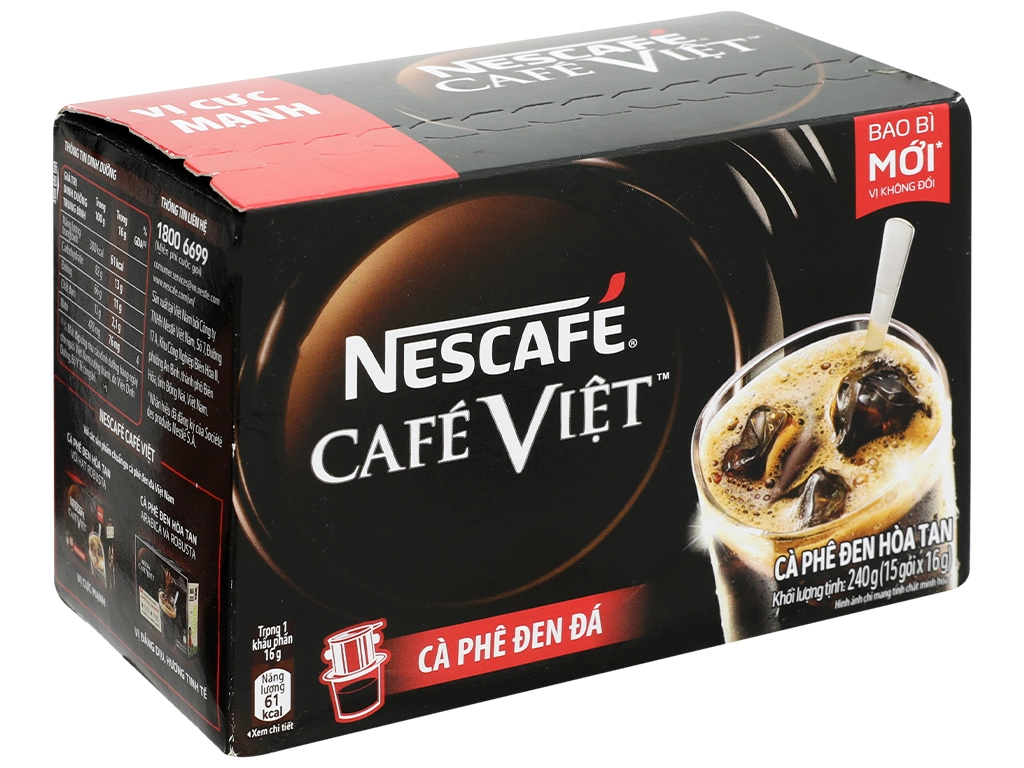 Cà phê đen đá NesCafé Việt 240g