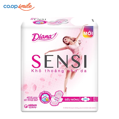 Diana Sensi siêu mỏng cánh 8M