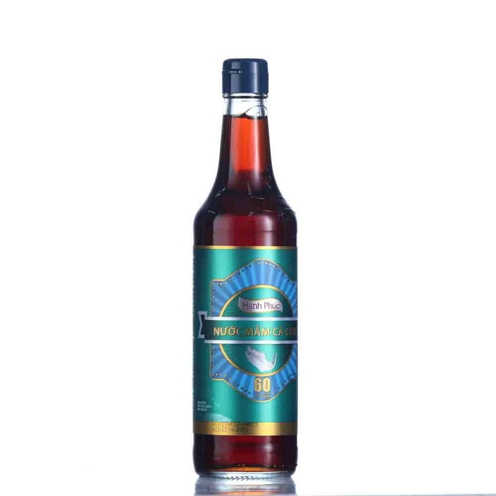 Nước mắm Hạnh Phúc 60 độ đạm chai 500ml