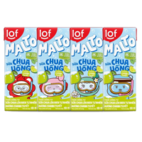 Sũa Chua Uống LOF MALTO Hương Chanh Tuyết 180ml*4/12