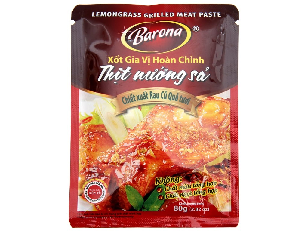 Xốt Barona Thịt nướng sả 80g