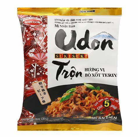 Mì Udon Suki trộn Bò xốt Teriyaki 82g