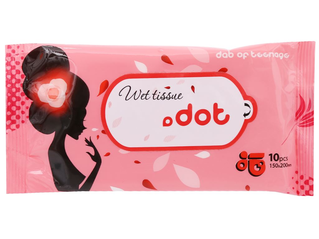Khăn ướt Dot 150*200mm 10 tờ