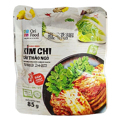 King BBQ kim chi cải thảo ngò gói 85g