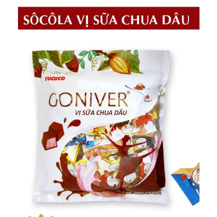 Kẹo Goniver sữa chua dâu 320g