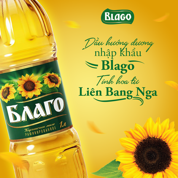 Dầu hướng dương Blago 1L/15