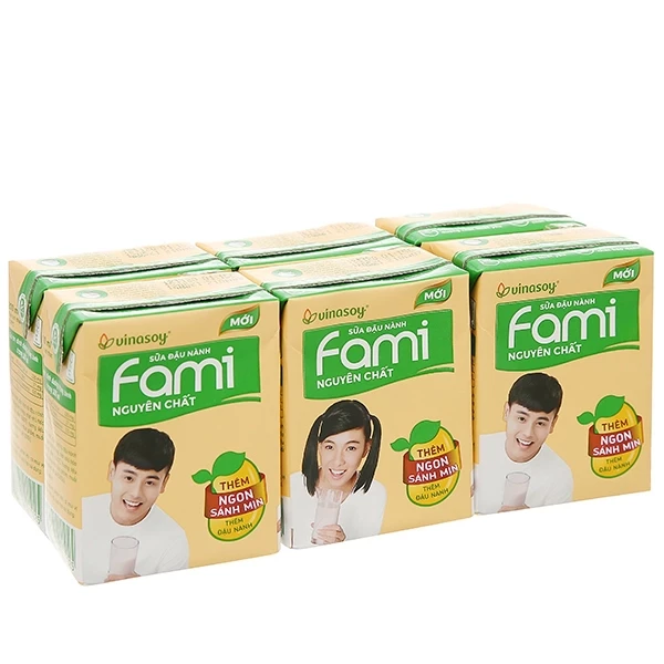 Sữa Đậu Nành Fami 200ml_Lốc 06 hộp