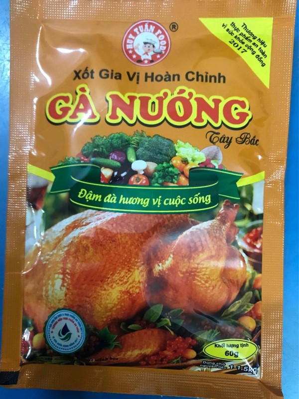 Gia Vị Gà Nướng Huy Tuấn 60g – Ướp nhanh, đậm đà, thơm ngon chuẩn vị nhà hàng