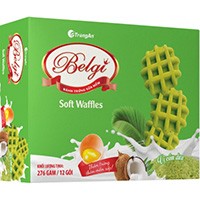 Bánh Belgi mềm vị cốm dừa 276g
