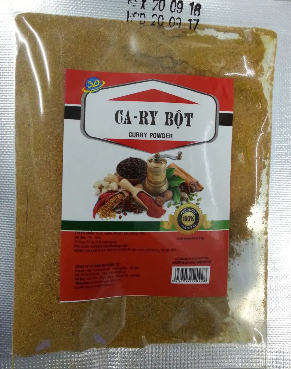Cà ri bột 3D 25g