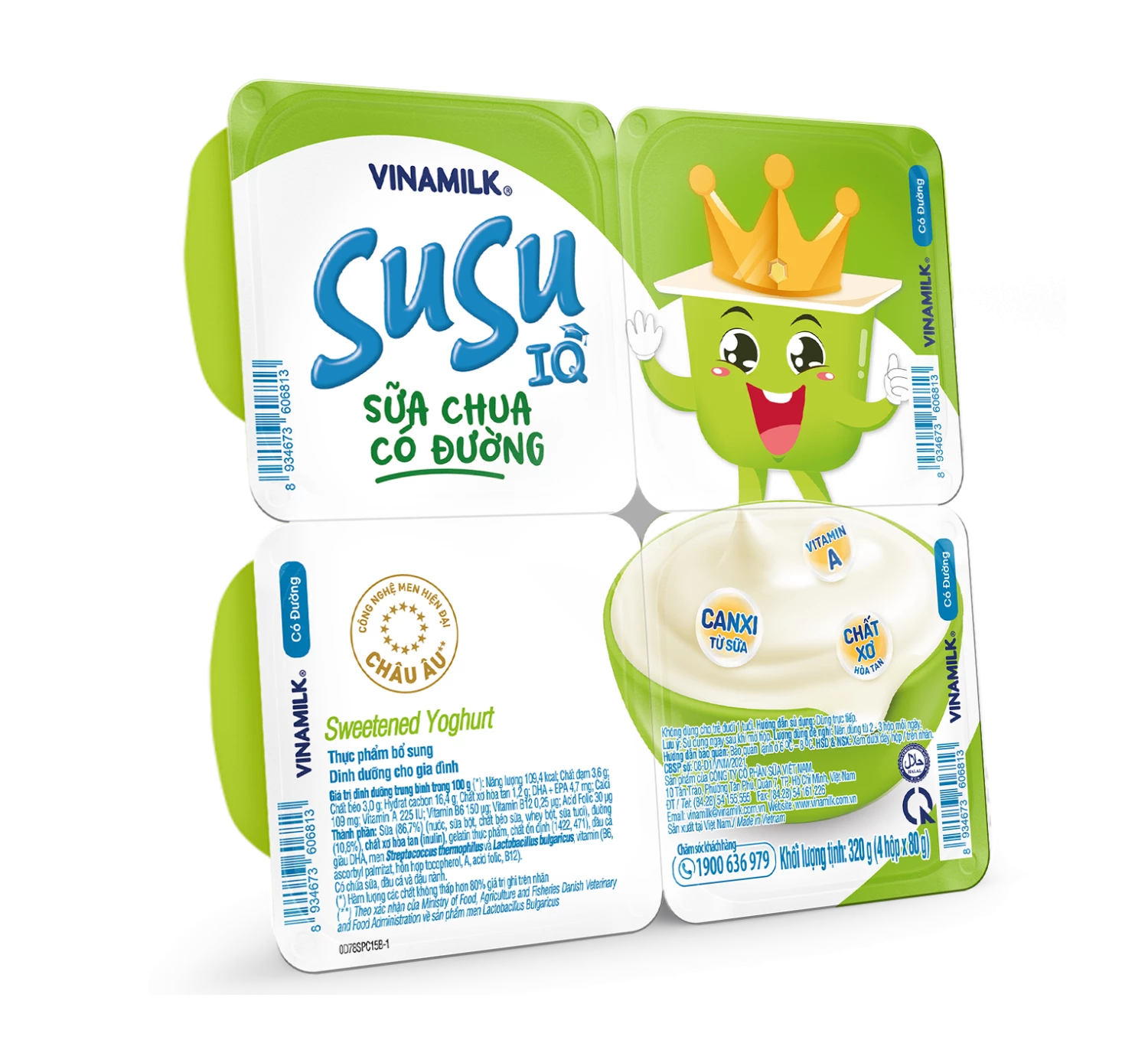 Sữa chua có đường, IQ susu 80g