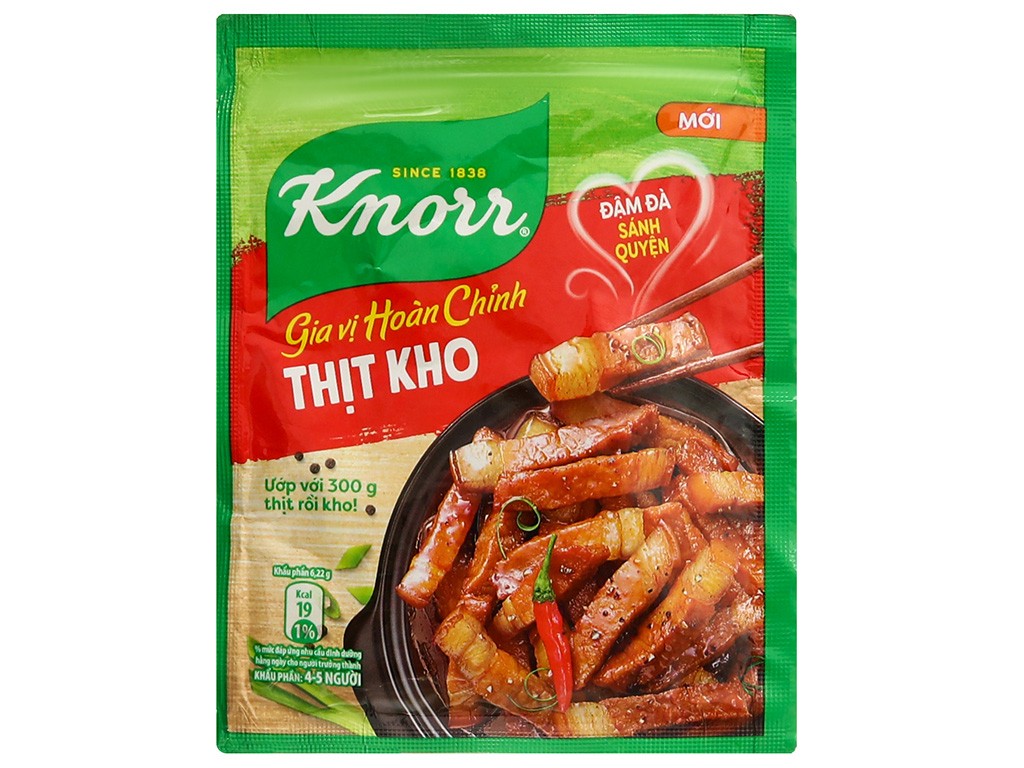Gia Vị Knorr thịt kho 28g/60