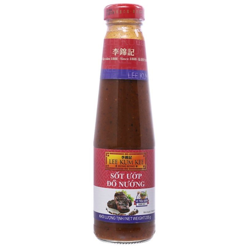 Sốt ướp đồ nướng vị tiêu đen Leekumkee 235g