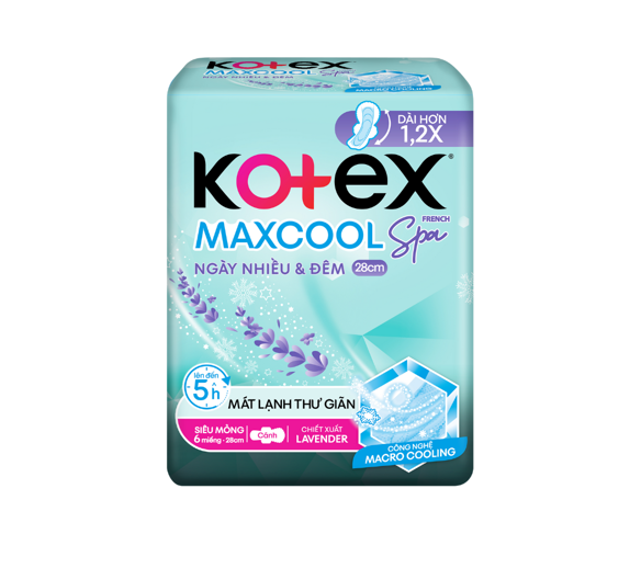 Kotex Maxcool French Spa 28cm 6M