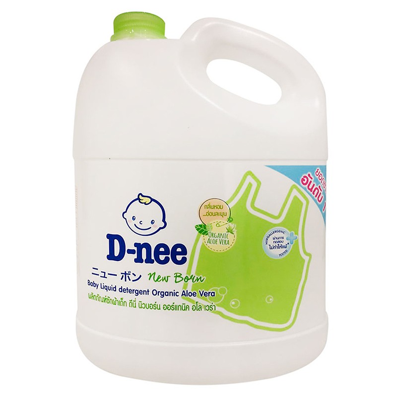 Nước giặt quần áo em bé D-nee xanh lá 3L-3959
