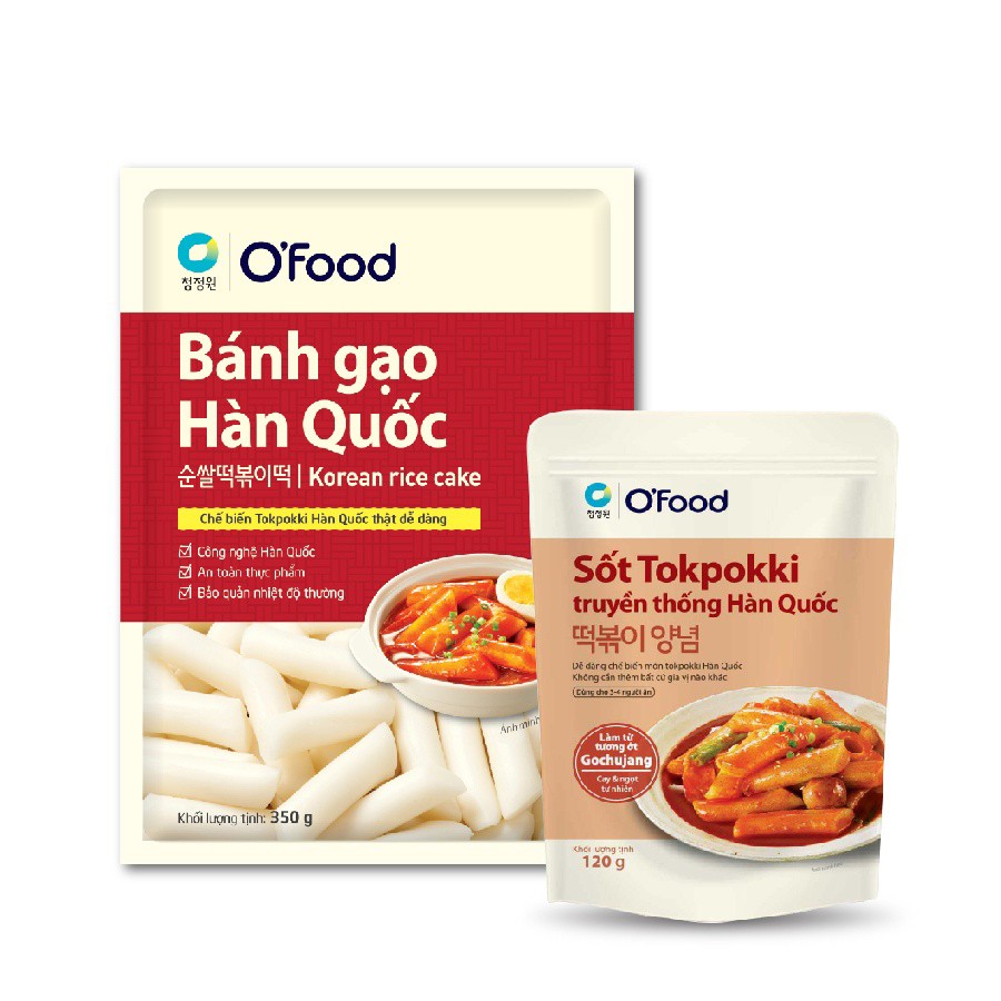 Bánh gạo HQ O'food 350g/24