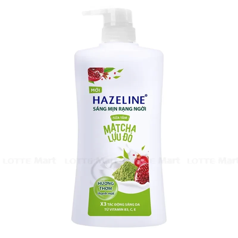 Sữa Tắm Hazeline Matcha lựu đỏ 670g
