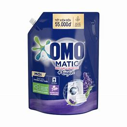 Nước giặt Omo matic khử mùi thư thái hoa oải hương cửa trước túi 3.6kg