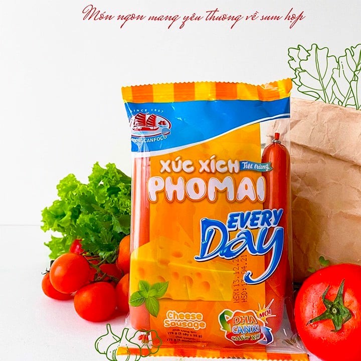 Xúc xích tiệt trùng Everyday phô mai 35g/20