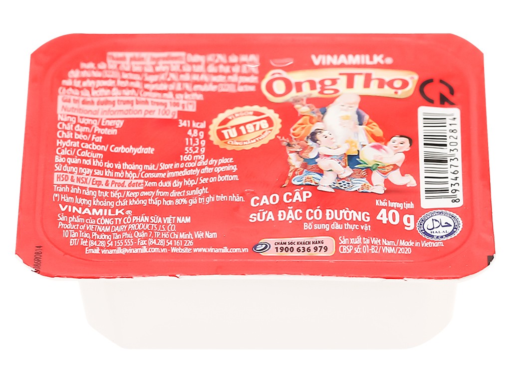 Sữa Đặc Ông thọ Vỉ 40g/180