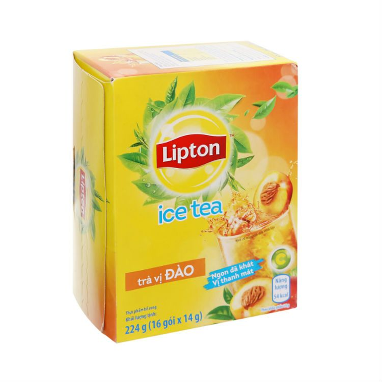 Lipton ice tea hương đào 14g*16
