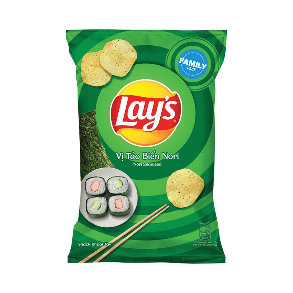Lays vị tảo biển Nori 150g